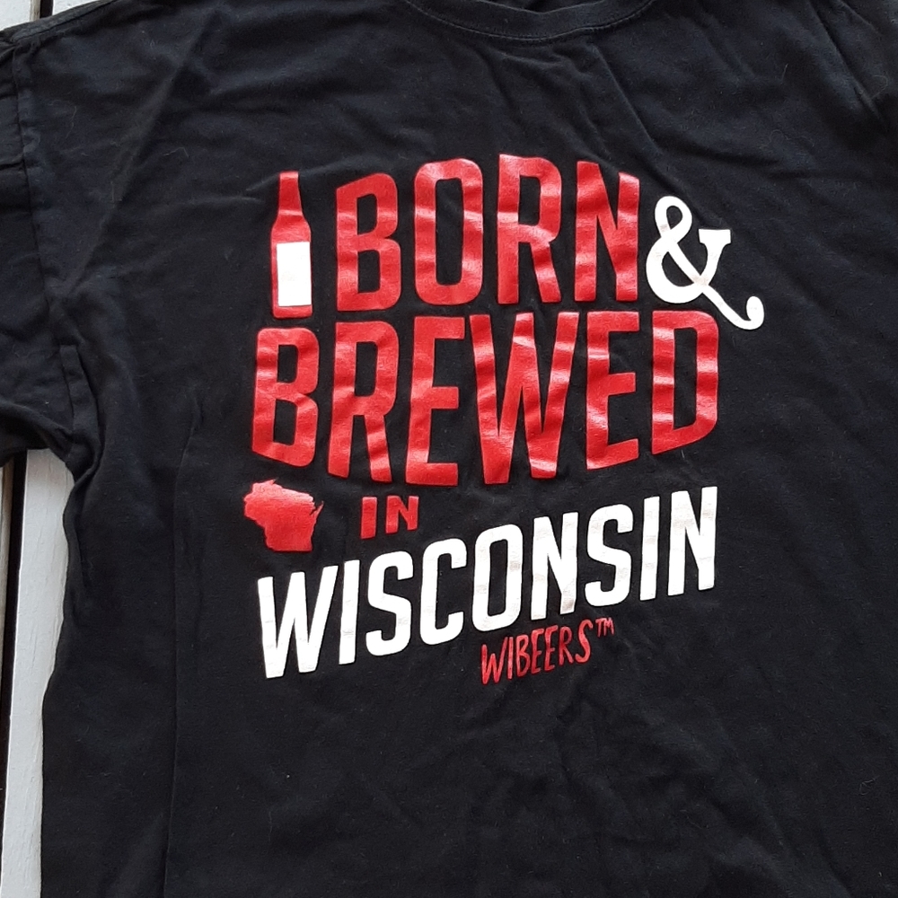 WISCONSIN BEER 2XL T-SHIRT